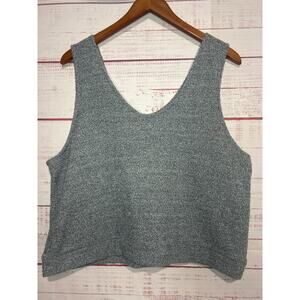 Joyspun Cropped Fuzzy Knit Loungewear Tank | Women's 2X